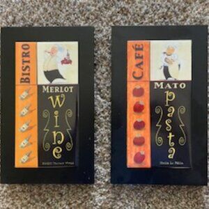 Cafe / Bistro Trivets / Wall Art (set)